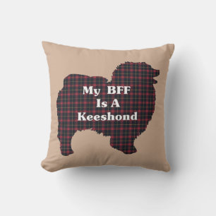Coussin BFF Keeshond Lovers Cadeaux