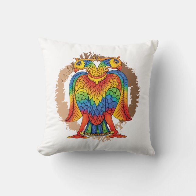 Coussin bherunda bird (Recto)