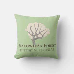Coussin Białowieża Forêt Latitude & Longitude
