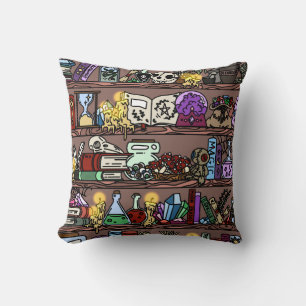 Coussin Bibliothèque Magique avec Fouillis Confortable
