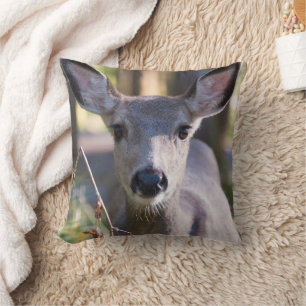 Coussin Biche à queue noire de Columbie État de Washingt