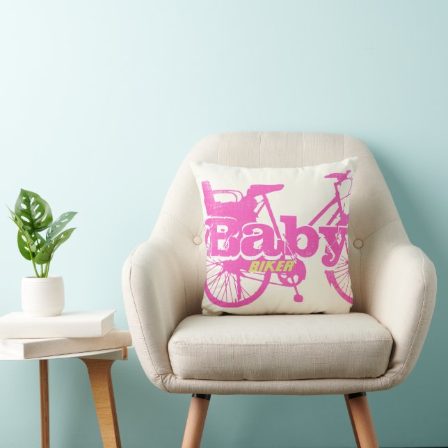 Coussin Bicyclette vintage Baby Seat Rose Girly Baby Couss (Chaise)