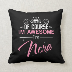 Coussin Bien sûr que je suis génial Je suis le nom de No