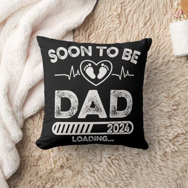 Coussin Bientôt la Fête des pères Be Daddy Est 2024 (Couverture)