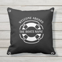 Bienvenue à bord des bateaux Nom Nautique Blanc et