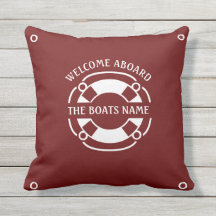 Bienvenue à bord des bateaux Nom Nautique Blanc fo