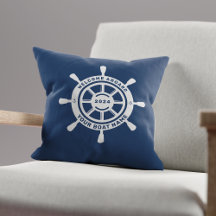 Bienvenue à bord Nom de bateau personnalisé Navy B