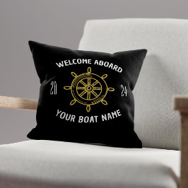 Coussin Bienvenue cadeau à bord pour les propriétaires de
