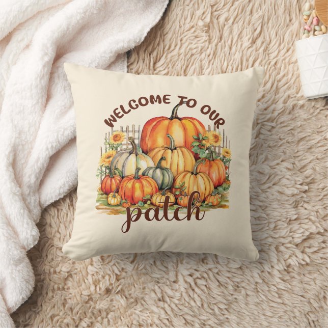 Coussin Bienvenue Dans Notre Patch (Couverture)