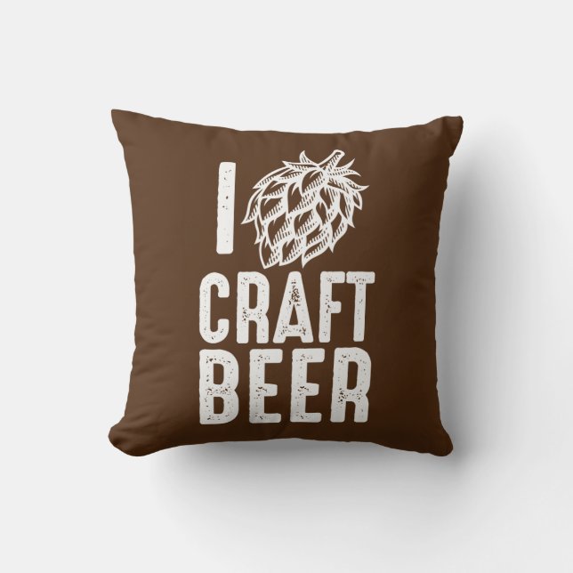 Coussin Bière artisanale I Hop (Recto)