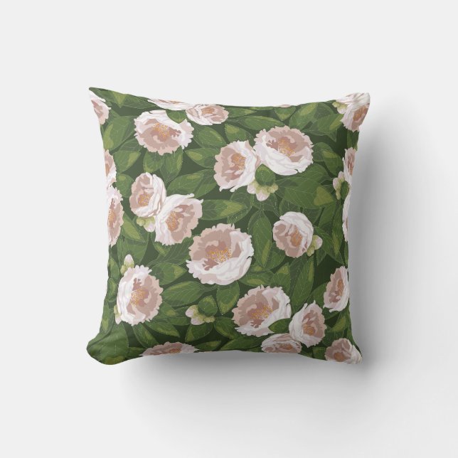 Coussin Big Bloom Camellia Charme (Recto)