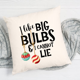 Coussin Big Bulbs Funny Festive Christmas Holiday