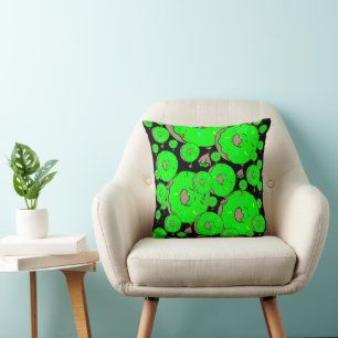 Coussin Big Green Yum-yums