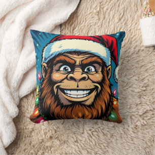 Coussin Bigfoot Noël drôle