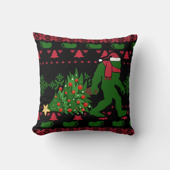 Coussin Bigfoot on genou (Recto)