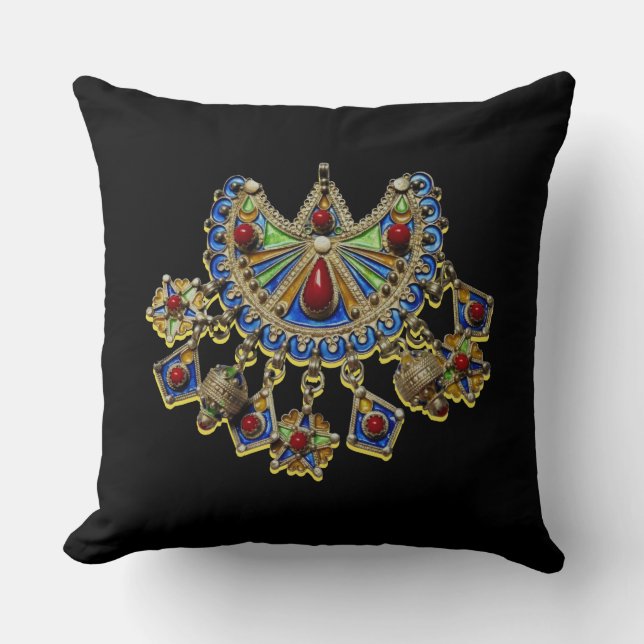Coussin Bijoux kabyle (Recto)