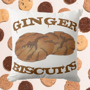 Coussin Biscuits au gingembre Gingersnap Ginger Nut Cookie