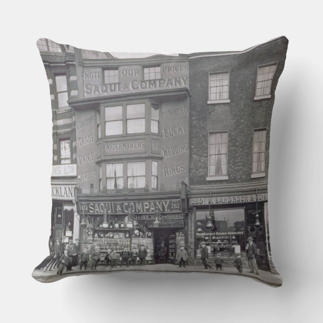 Coussin Bishopsgate, "des bâtiments historiques de (Recto)