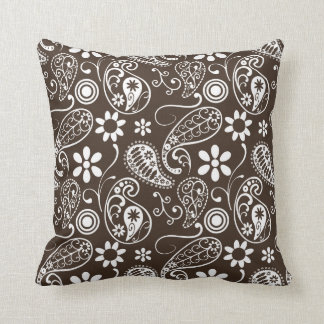 Coussin Bister Brown Paisley