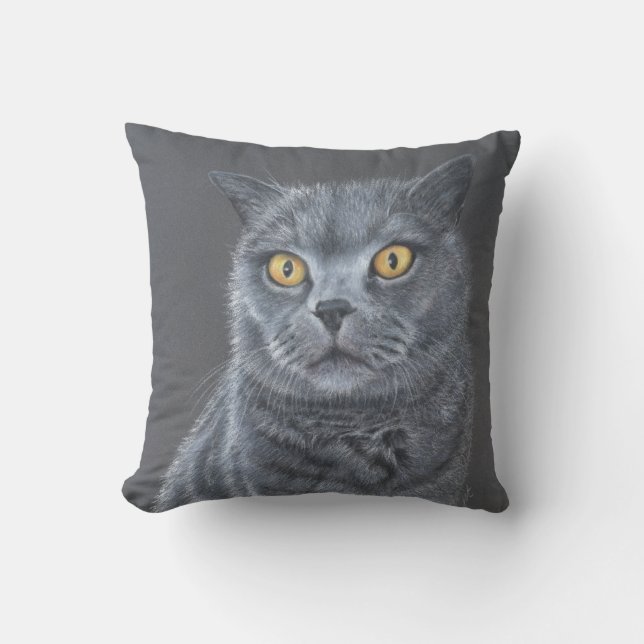 Coussin Black cat  (Recto)