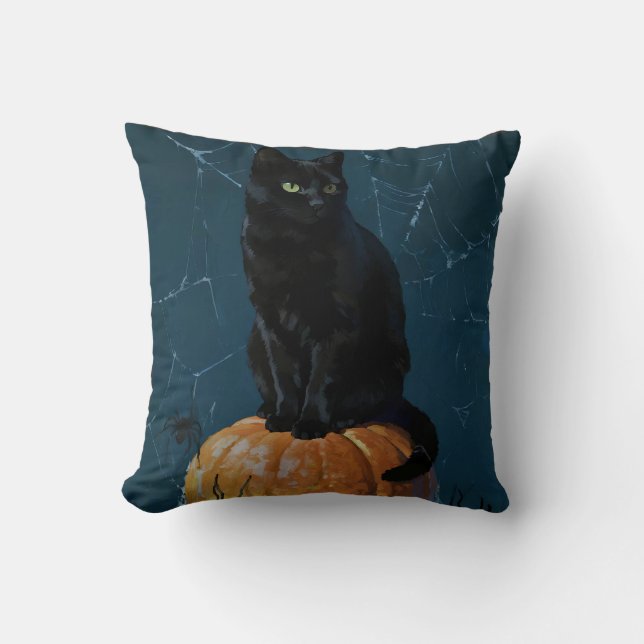 Coussin Black Cat (Recto)