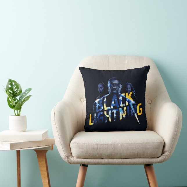 Coussin Black Lightning Heroes (Chaise)