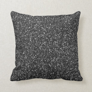 Coussin Black Parties scintillant Glam Chic