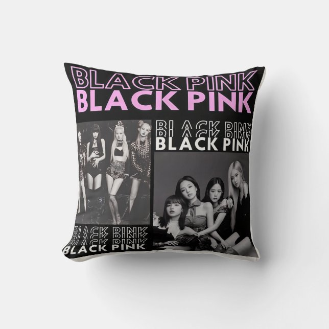 Coussin Black Pink - BP (Recto)