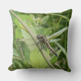 Coussin Black-tailed Skimmer Throw Pillow