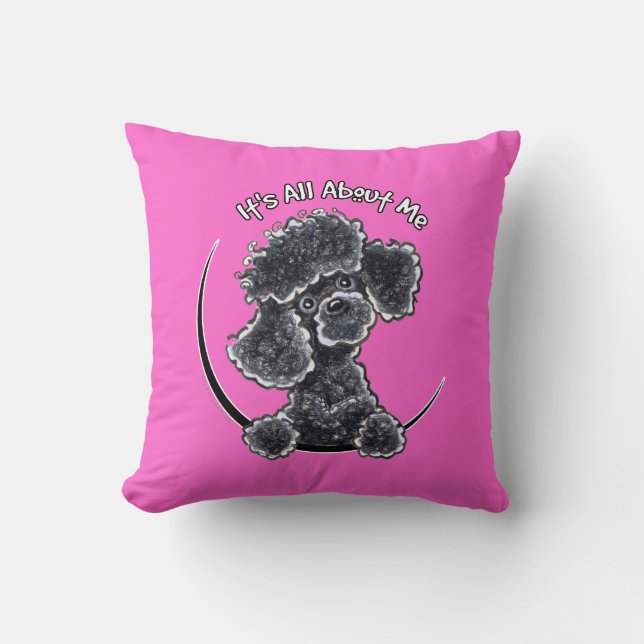 Coussin Black Toy Poodle IAAM (Recto)