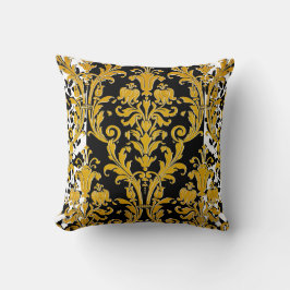 Coussin Black White Gold High Fashion Fantastique