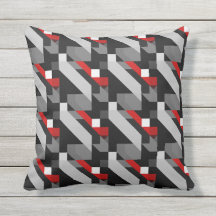BlackToned et motif géométrique de couleur rouge