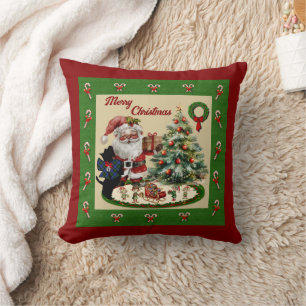 Coussin Blair Scottie & Père Noël Christmas