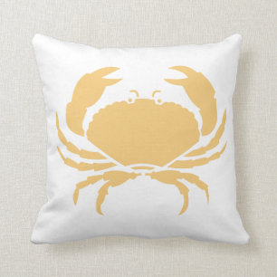 coussin BLANC de CRABE bronzage de sable