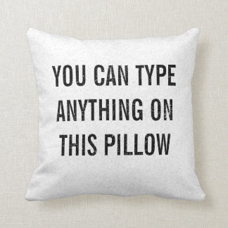 Coussin Blanc persistant et désespéré