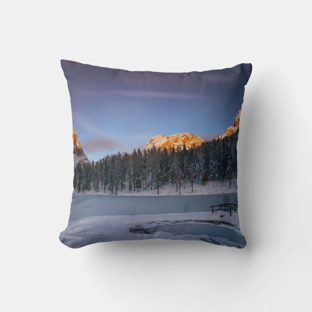 Coussin Blanc rose élégant Floral Regardez le coucher du s (Recto)