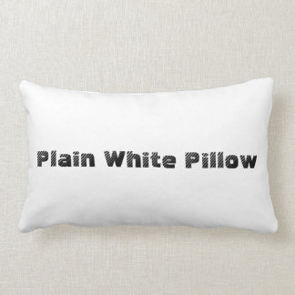 Coussin blanc simple