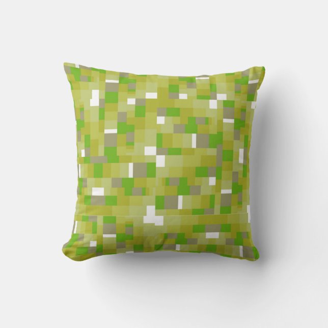 Coussin Blanc vert (Recto)