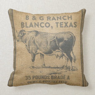 Coussin Blanco le Texas