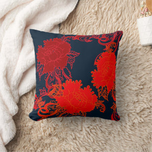 Coussin bleu