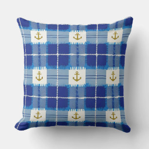 Coussin bleu
