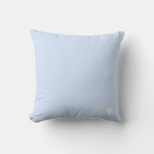 Bleu Bébé Doux Uni Couleur Pastel Avec Cœur