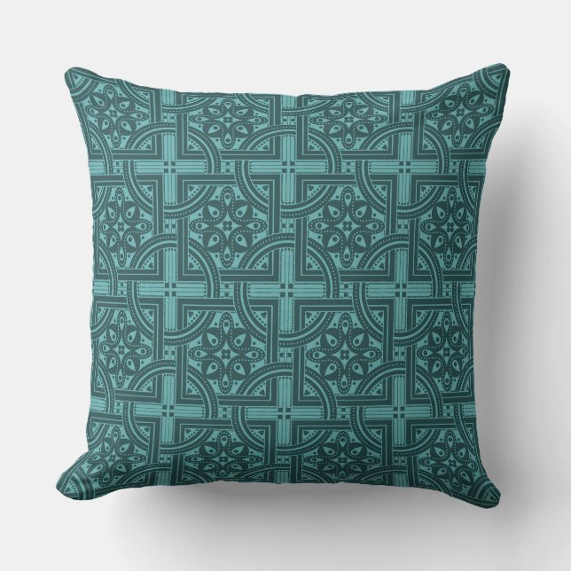 Coussin Bleu byzantin (Recto)