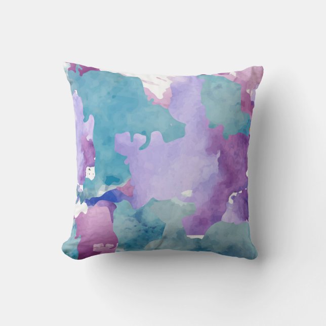 Coussin Bleu camouflage (Recto)