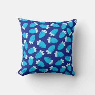 Coussin Bleu carottes de Chubby