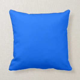 coussin bleu ciel brillant