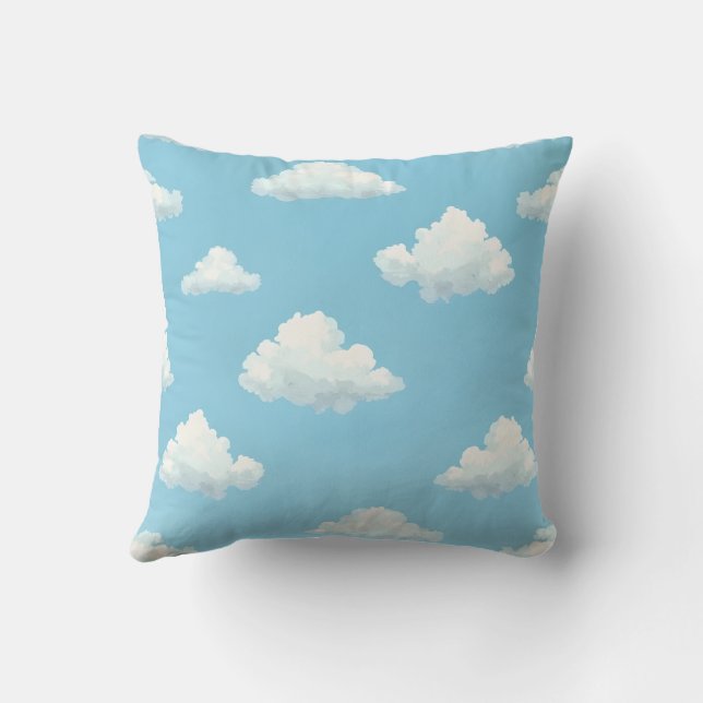 coussin bleu ciel Coussin (Verso)