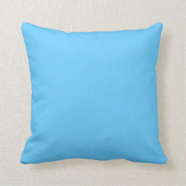 coussin bleu clair