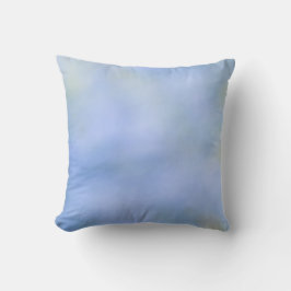 Coussin Bleu clair Jaune Abstrait Nature extérieure