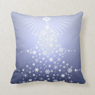 Coussin bleu de Noël